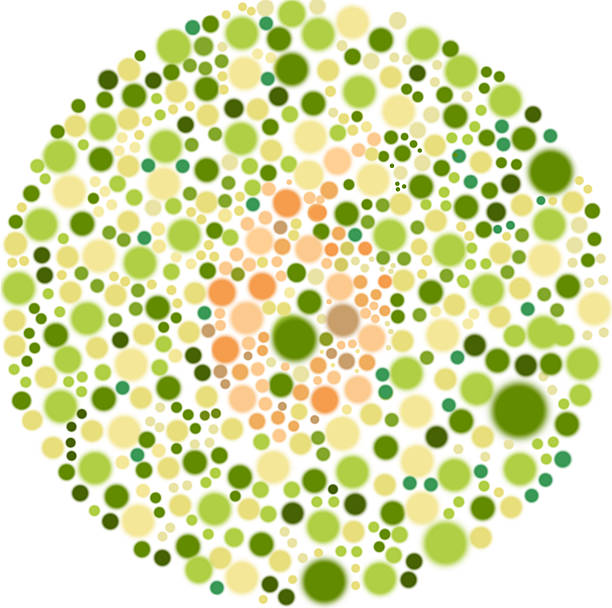 Colour Blind Test stock photo