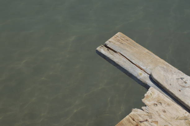 Jetty at Lake Ianthe, West Coast, New Zealand