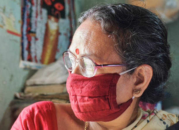 istock An Indian woman inside her house during lockdown in Kolkata 1262691748