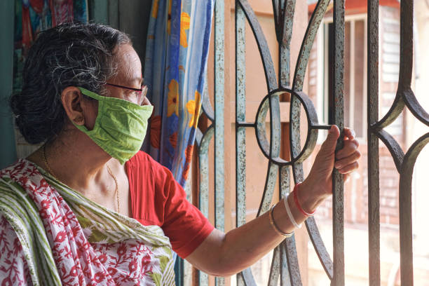 istock An Indian woman inside her house during lockdown in Kolkata 1262691830