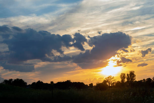 istock Beautiful, dramatic sunset in Wisconsin 1262694287