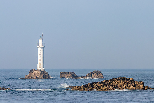 The Molène archipelago is a Breton archipelago, made up of 19 islands and islets located in Finistère, which extends over 16 km in length between Le Conquet in the east-south-east and the island of Ouessant in the west-north-west. It is shared between the municipalities of Île-Molène and Le Conquet. The main island, Molène, is 12 km from the Breton coast. The archipelago is washed by the Celtic Sea.