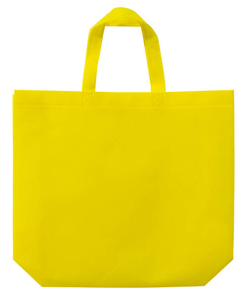 istock yellow cloth shopping bag isolated on white background 1262696229