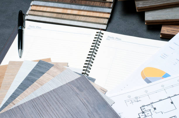 istock Wood materials for home design and renovation. 1262709081