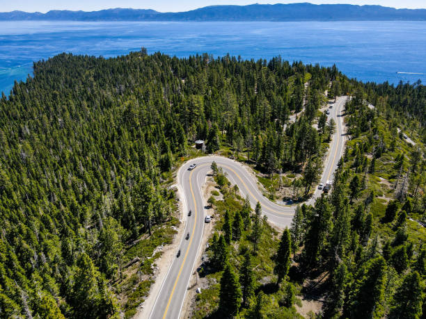 istock Curved road in the mountain 1262716280