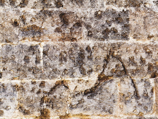 istock Wall built of natural stone. Can be used as background. Great background or texture. 1262749539