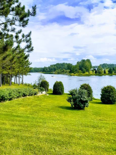 istock Beautiful day on the river 1262759144
