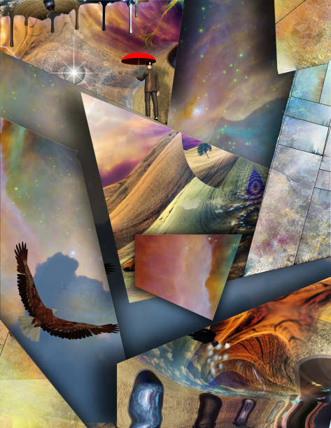 istock Surreal Layered Landscapes 1262759508