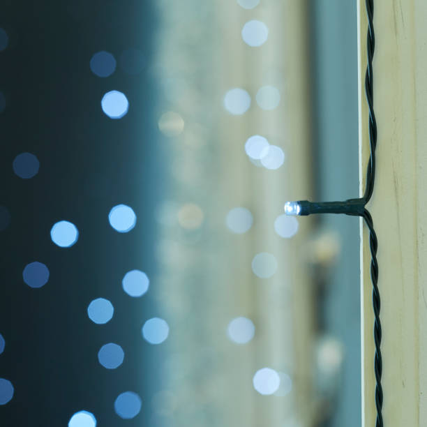 istock Small decorative lights on a porch. 1262764915