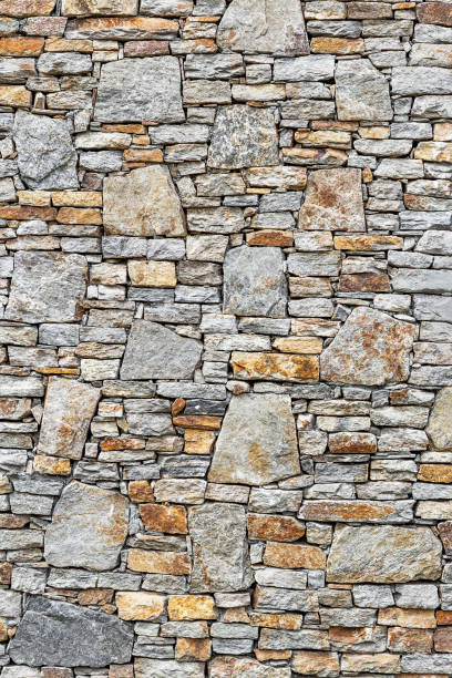 istock Wall built of natural stone. Can be used as background. Great background or texture. 1262770580