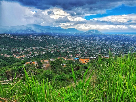 Views from Stoney Hill in Kingston, Jamaica