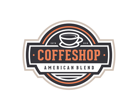 Vintage Coffee Shop Emblem Template