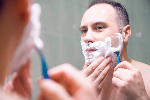 istock Shaving with razor blade - Close-up 1262773267