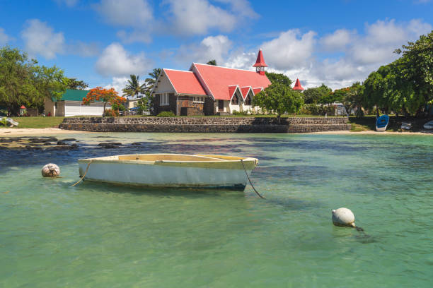 istock Notre Dame Auxiliary church at Cap Unhappy. Mauritius 1262783651