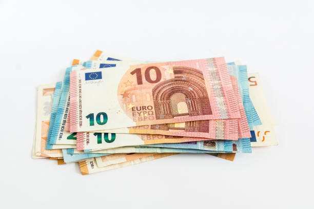 istock Euro money banknotes stacked close up 1262795711