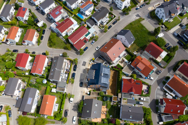 istock Houses, Aerial View 1262801724