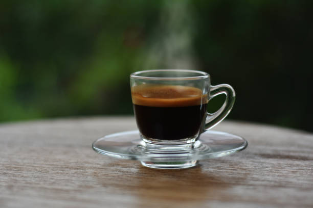 istock Black coffee is a delicious hot coffee. 1262815647