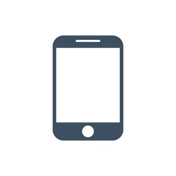 Vector illustration of Mobile phone icon