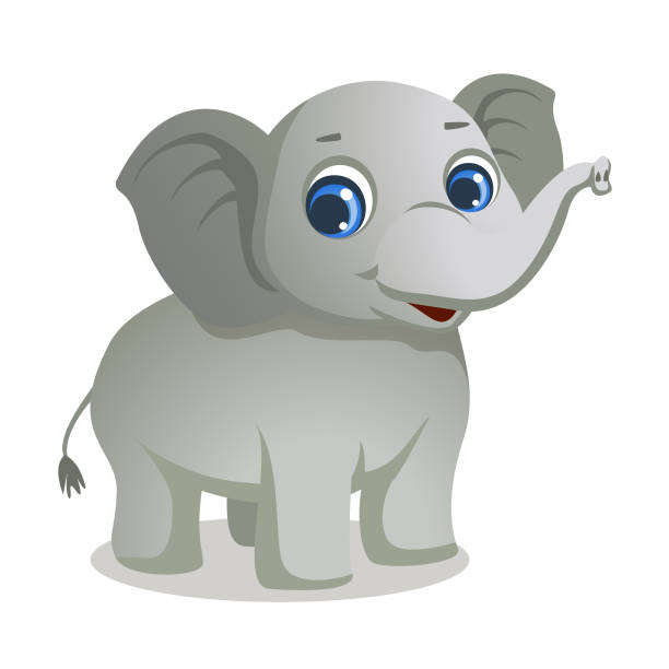 Gajah Kecil Yang Lucu Tersenyum Ilustrasi Stok - Unduh Gambar Sekarang -  Gajah - Pachyderm, Imut - Deskripsi Fisik, Kartun - iStock