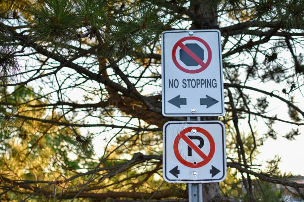 istock No stopping and no parking sign 1262827104