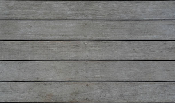 texture della parete della tavola di legno grigio - wood rustic close up nail foto e immagini stock