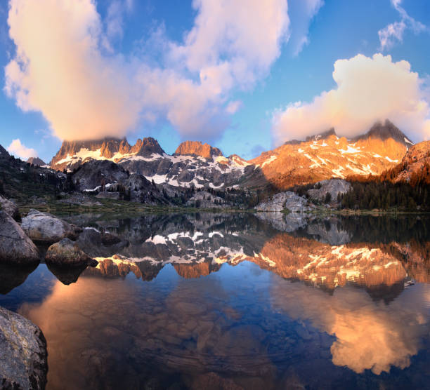 istock Minaret Range from Ediza Lake during Sunrise 1262836492