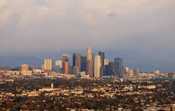 istock 2009 Los Angeles Skyline 1262838813