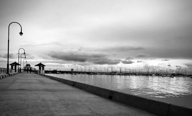 istock St Kilda pier on an overcast day 1262846665