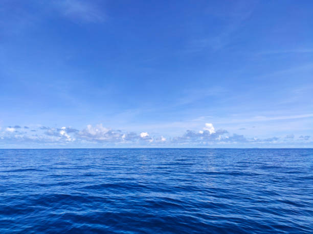 istock Calm Sea and Blue Sky Background. 1262847744