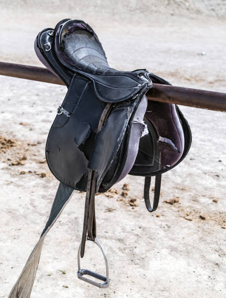 istock Leather Horse Riding Saddle Tack Set. 1262849336