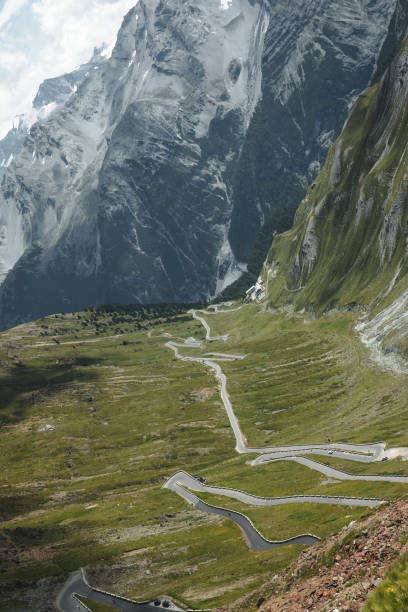 istock view of Stelvio Pass in Italy 1262869661