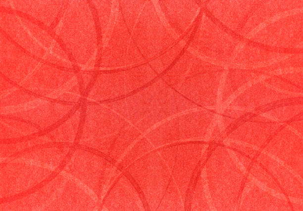 istock Red texture of Japanese paper 1262870845