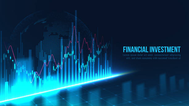 istock Stock market or forex trading graph in graphic concept 1262881668