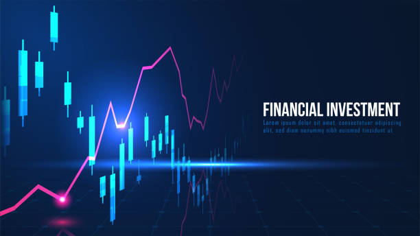 istock Stock market or forex trading graph in graphic concept 1262881706