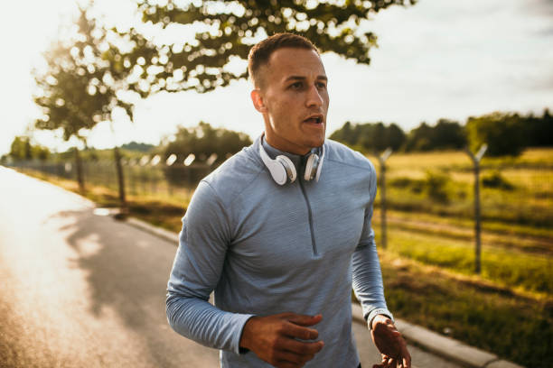 istock Young man doing outdoor sports 1262887376