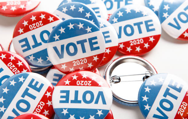 istock 2020 US election campaign buttons isolated on white 1262894479