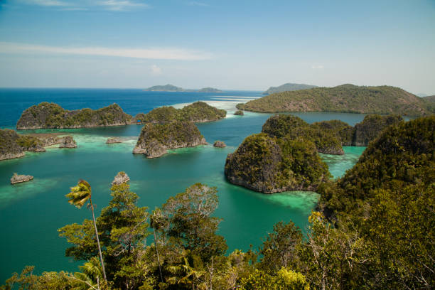 istock Top view of Piaynemo raja ampat Indonesia 1262898391