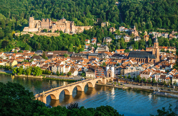 old town of heidelberg - germany old town of heidelberg - germany - photo heidelberg germany photos stock pictures, royalty-free photos & images