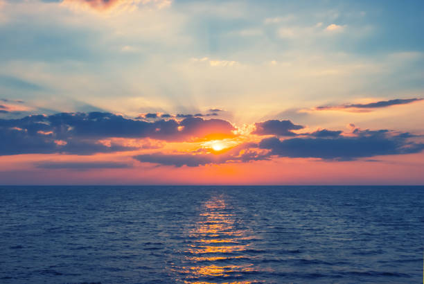 istock emerald summer sea coast at the sunset 1262907067