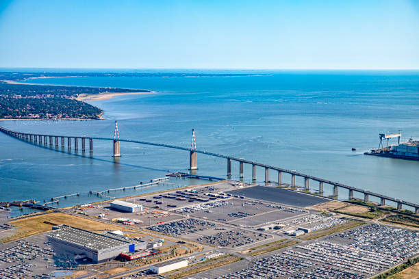 istock atlantic ocean loire river saint nazaire bridge 1262909719
