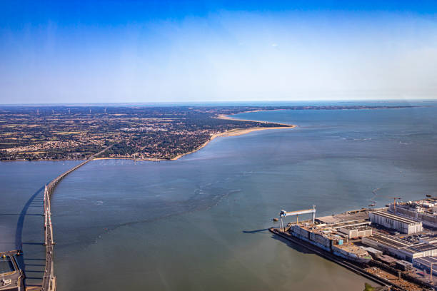 istock atlantic ocean loire river saint nazaire bridge 1262911347