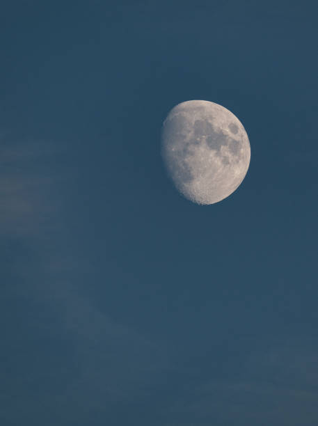 istock Waxing Gibbous Moon Against An Evening Sky 1262913241
