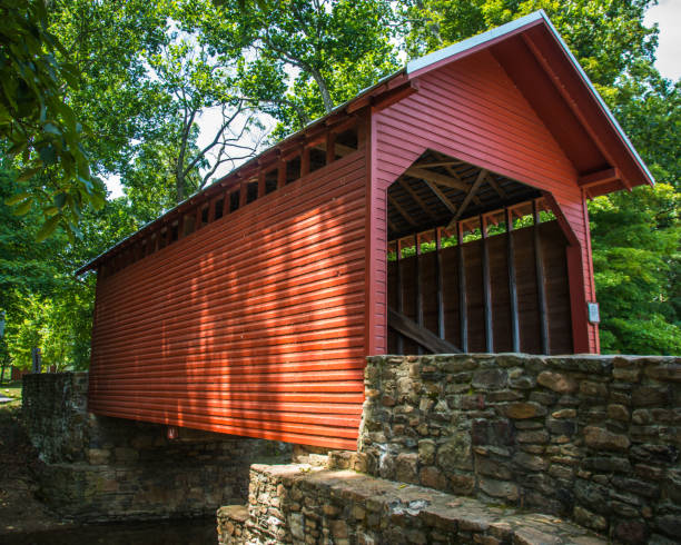 istock Roddy Road Covered Bridge Maryland 1262951925