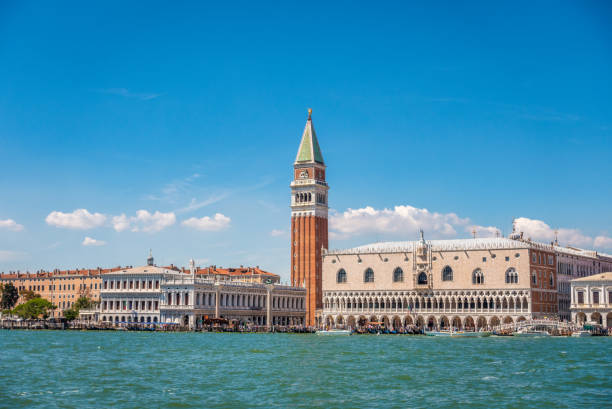 Venice landmark, Piazza San Marco with Campanile. Italy
