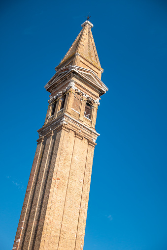 Bell tower on a Piazza di San Marco, Venice, Italy