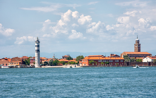 Murano island panorama in Italy