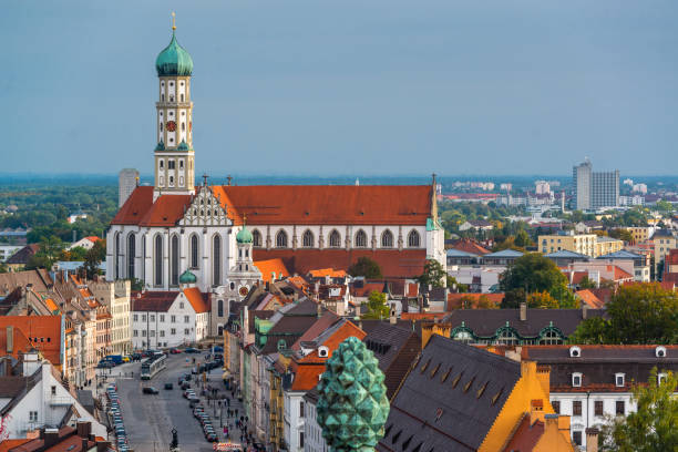 istock Augsburg, Germany Rooftop Cityscape 1262968190