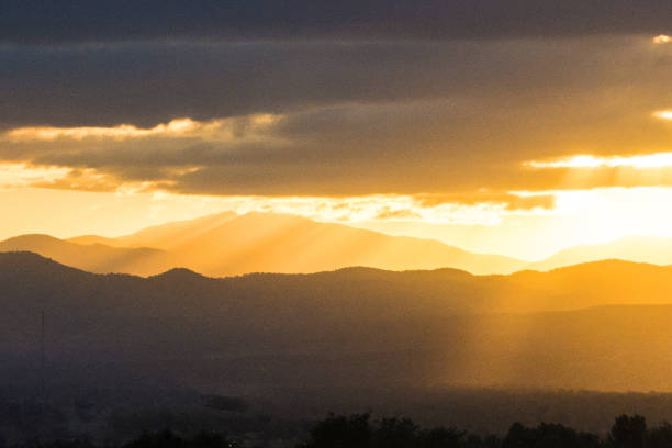 istock Sunset over the Rocky Mountains-Denver Colorado 1262968421