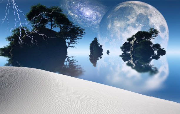 istock Small islands with green trees 1262981887