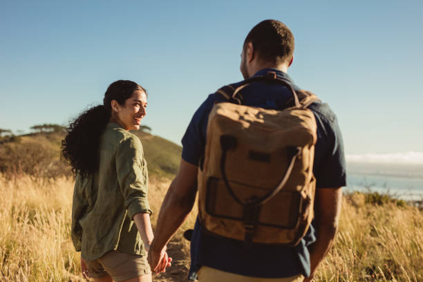 istock Couple on a hiking trip 1262991973
